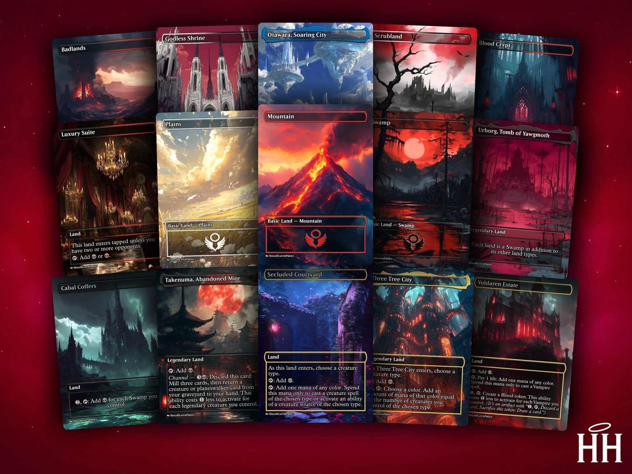 Edgar Markov Vampire Tribal MTG Proxy Commander Deck - HoloHeavenProxy
